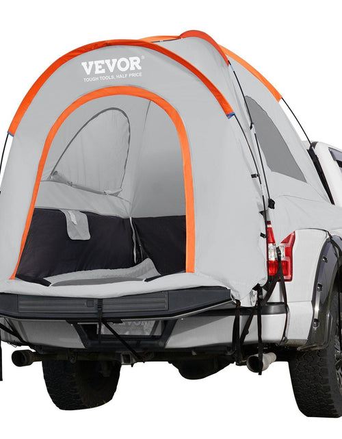 Load image into Gallery viewer, Truck Bed Tent, 5.5'-6' Pickup Truck Tent with Rain Layer and Carry Bag, Waterproof PU2000mm Double Layer Truck Tent for Camping, Accommodate 2-3 Person, for Camping Traveling Outdoor Activities
