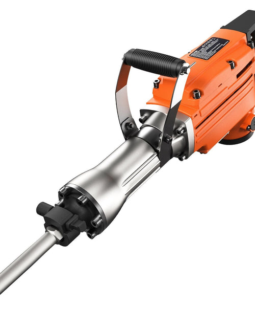 Load image into Gallery viewer, Demolition Jack Hammer, 2200W 1400 BPM Jack Hammer Concrete Breaker, Heavy Duty Electric Jack Hammer 6pcs Chisels Bit with Gloves, 360°C Swiveling Front Handle for Trenching and Breaking Holes
