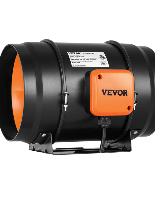 Load image into Gallery viewer, 8 Inch Inline Duct Fan HVAC Exhaust Blower Kit EC Variable Speed Control
