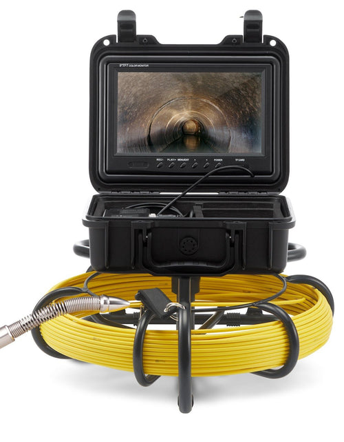 Load image into Gallery viewer, Sewer Camera Pipe Inspection Camera 9-inch 720p Screen Pipe Camera 164 ft
