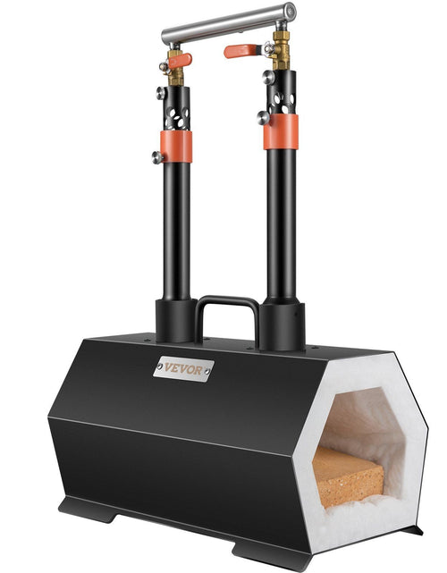 Load image into Gallery viewer, Propane Forge Portable, Double Burner Tool and Knife Making, Large Capacity Blacksmith Farrier Forges, Mini Furnace Blacksmithing, Gas Forging Tools and Equipment, Complete Kit
