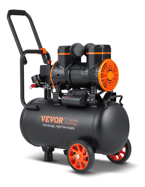 Load image into Gallery viewer, Air Compressor 6.3 Gallon 1450W 3.35 CFM@ 90PSI 70 dB Ultra Quiet Oil Free
