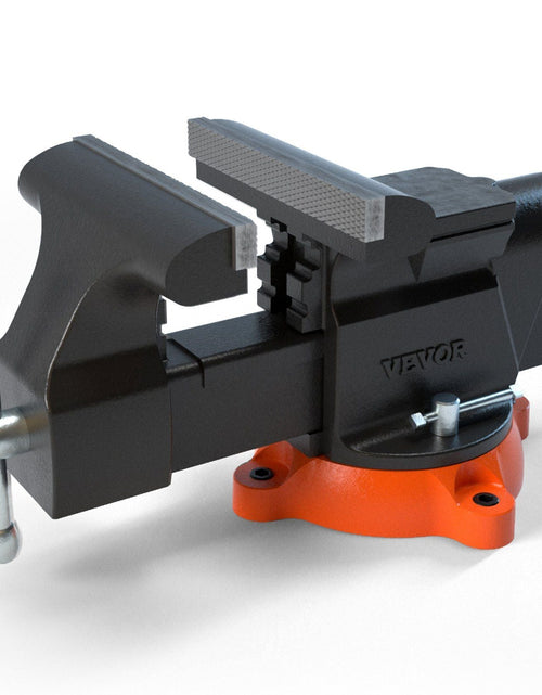 Load image into Gallery viewer, 6" Bench Vise w/ Anvil 360°Swivel Locking Base Heavy Duty Ductile Iron
