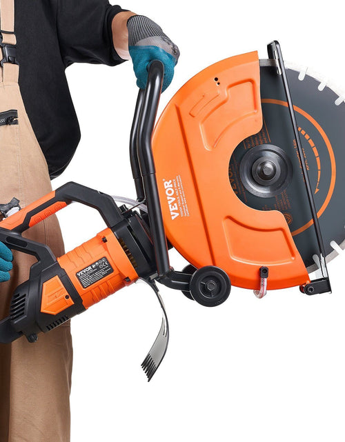 Load image into Gallery viewer, Electric Concrete Saw, 16 in, 3200 W 15 A Motor Circular Saw Cutter with Max. 6 in Adjustable Cutting Depth, Wet Disk Saw Cutter Includes Water Line, Pump and Blade, for Stone, Brick
