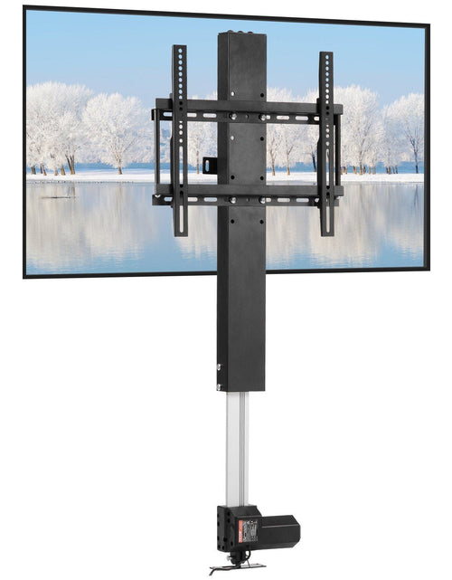 Load image into Gallery viewer, Motorized TV Lift Stroke Length 28 Inches Motorized TV Mount Fit for Max.50 Inch TV Lift with Remote Control Height Adjustable 38-65 Inch,Load Capacity 132 Lbs
