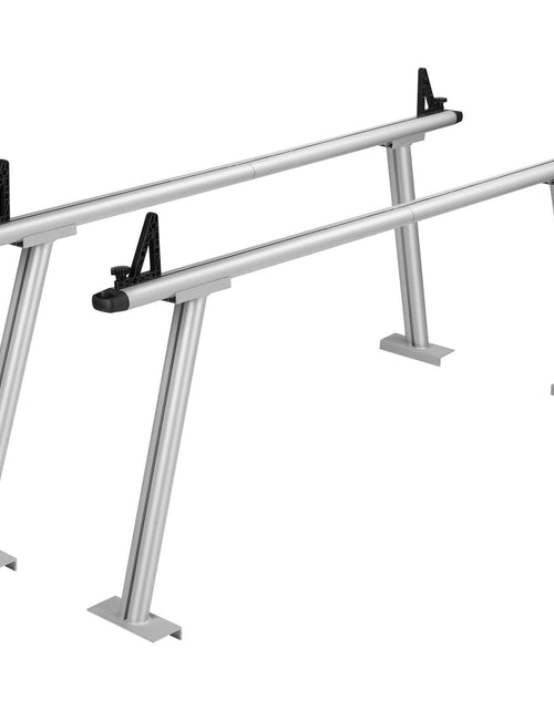 Load image into Gallery viewer, Truck Rack, 46-71inch Extendable Truck Ladder Rack, 800 lbs Capacity Steel Ladder Rack for Truck with Non-Drilling J-bolts, Heavy Duty Truck Bed Rack for Kayak, Surfboard, Lumber, Ladder
