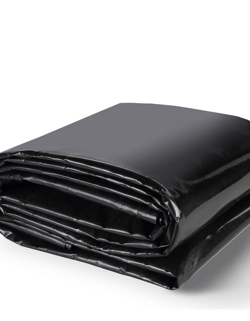 Load image into Gallery viewer, Pond Liner, 10 x 13 ft 20 Mil Thickness, Pliable LLDPE Material Pond Skins, Easy Cutting Underlayment for Fish or Koi Ponds, Water Features, Waterfall Base , Fountains, Water Gardens, Black
