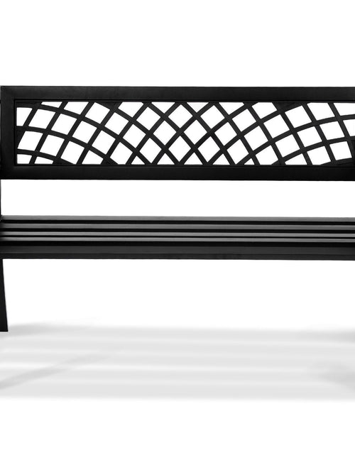 Load image into Gallery viewer, Outdoor Bench,46 inches Metal Garden Bench for Outdoors, 480 lbs Load Capacity Bench, Outdoor Garden Park Bench with Backrest and Armrests, Patio Bench for Garden, Park, Yard, Front Porch

