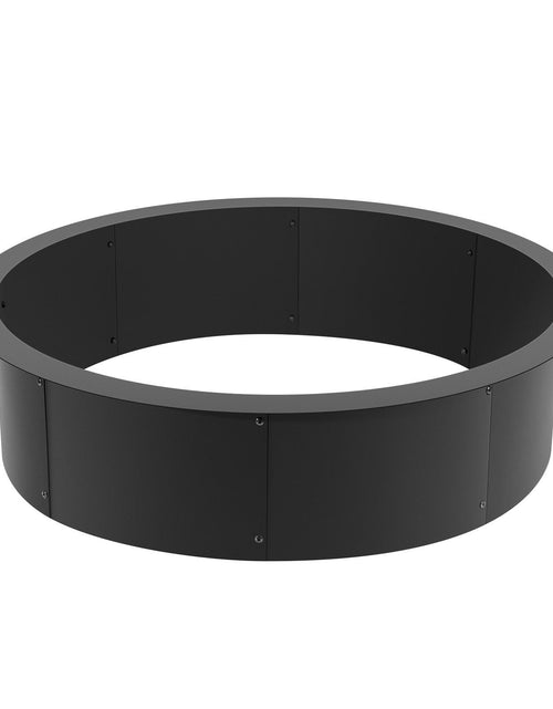 Load image into Gallery viewer, Fire Pit Ring Round 45 Inch Outer Steel Liner DIY Campfire Ring Firepit
