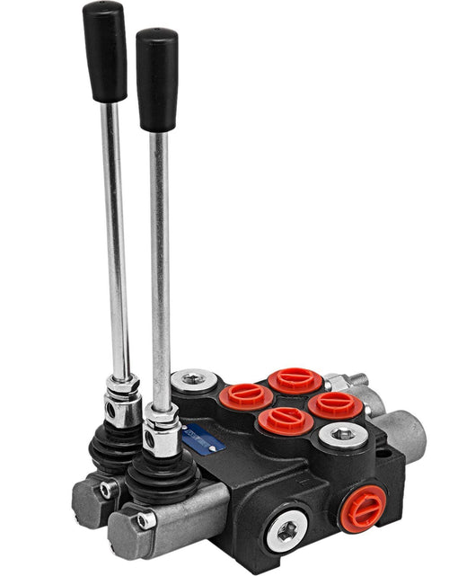 Load image into Gallery viewer, Hydraulic Valve 2 Spool Hydraulic Directional Control Valve 11gpm Hydraulic Control Valve Double Acting for Tractors Loaders Tanks
