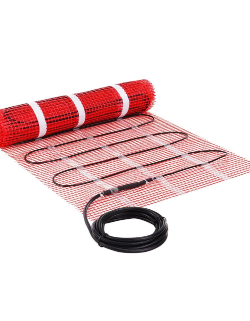 Load image into Gallery viewer, Floor Heating Mat, 20 Sq. ft, Electric Radiant In-Floor Heated Warm System with Digital Floor Sensing Thermostat, Includes Installation Monitor, Adhesive Back for Easy Installation on The Floor
