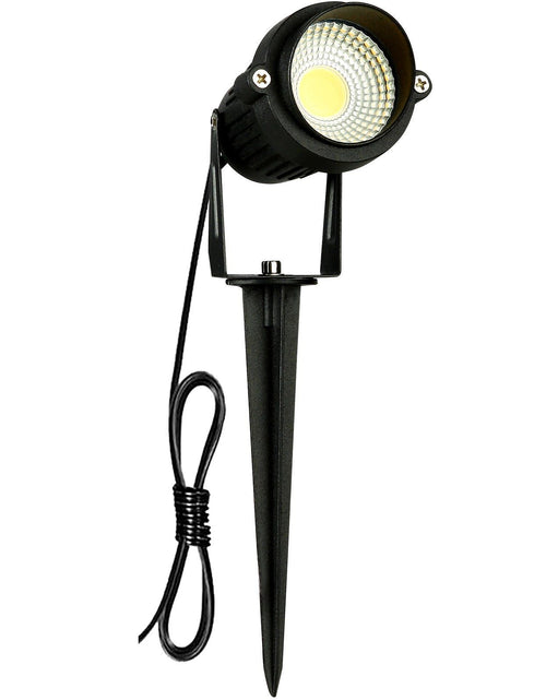 Load image into Gallery viewer, Landscape Lighting, 6W Low Voltage LED Landscape Lights, IP66 Waterproof Landscape Spotlights Yard Lawn Garden Pathway Outdoor Lights 12V 24V 450LM Warm White 3000K (12 Pack with Connectors)
