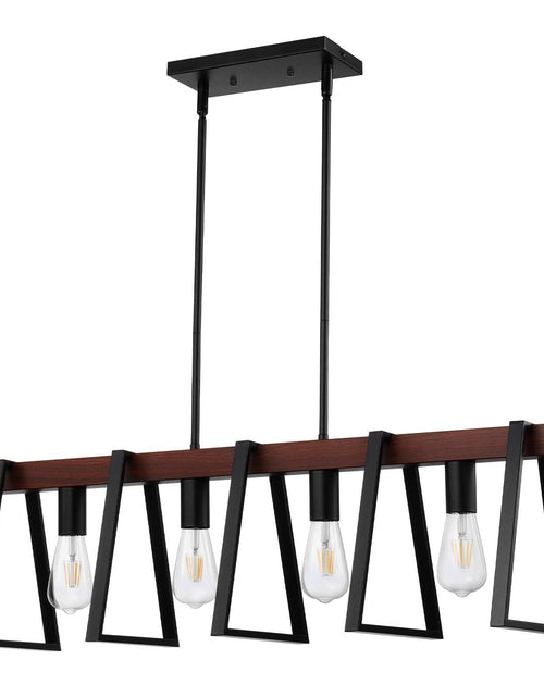 Load image into Gallery viewer, 4-Light Kitchen Island Pendant Lights 60W Adjustable Dining Room Light E26
