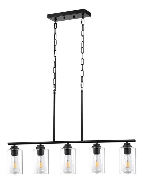 Load image into Gallery viewer, 5-Light Kitchen Island Pendant Lights 60W Adjustable Dining Room Light E26
