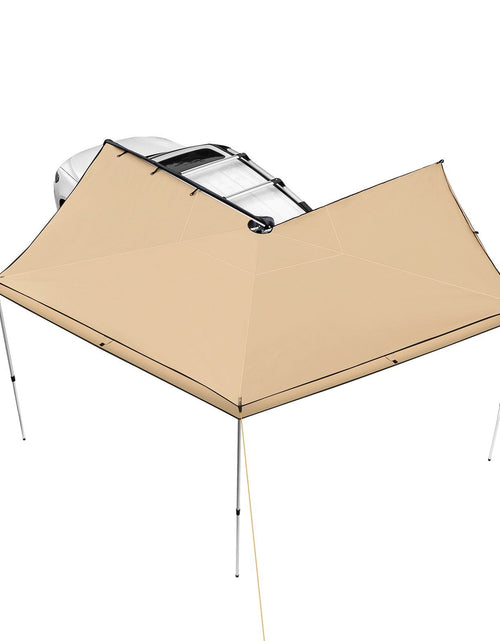Load image into Gallery viewer, Vehicle Awning 270 Degree, 8.2' Height Retractable Car Side Awning, PU3000mm UV50+ Car Awning with Waterproof Storage Bag, Suitable for Truck, SUV, Van, Campers
