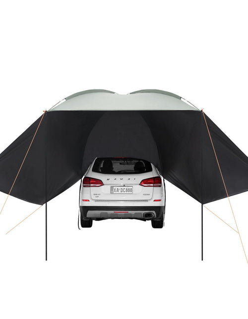 Load image into Gallery viewer, Vehicle Awning, Large 10' x 7' Shade Coverage Car Side Awning, PU2000mm UV50+ Car Awning with Extended Side Canopies and Portable Storage Bag, Suitable for Truck, SUV, Van, Campers
