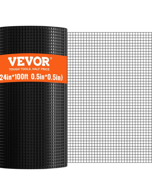 Load image into Gallery viewer, Hardware Cloth, 24'' x 100' Galvanized Wire Mesh Roll, 19 Gauge Chicken Wire Fence Roll, Vinyl Coating Metal Wire Mesh for Chicken Coop Barrier, Rabbit Snake Fences, Poultry Enclosures
