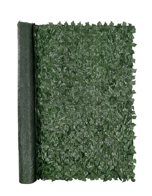 Load image into Gallery viewer, Ivy Privacy Fence, 96 x 72 in Artificial Green Wall Screen, Greenery Ivy Fence with Mesh Cloth Backing and Strengthened Joint, Faux Hedges Vine Leaf Decoration for Outdoor Garden, Yard, Balcony

