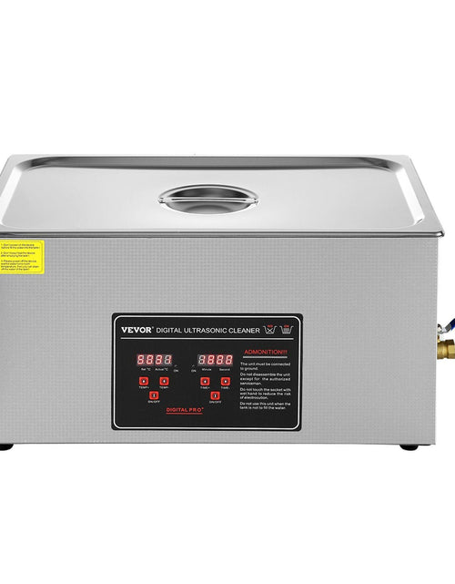 Load image into Gallery viewer, Ultrasonic Cleaner with Digital Timer &amp; Heater, Professional Ultra Sonic Jewelry Cleaner, Stainless Steel Heated Cleaning Machine for Glasses Watch Rings Small Parts Circuit Board (22L)
