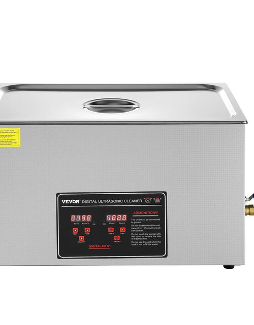 Load image into Gallery viewer, Ultrasonic Cleaner with Digital Timer &amp; Heater, Professional Ultra Sonic Jewelry Cleaner, Stainless Steel Heated Cleaning Machine for Glasses Watch Rings Small Parts Circuit Board (30L)
