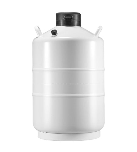 Liquid Nitrogen Tank 20 L Aluminum Alloy LN2 Container Dewar 6 Canisters