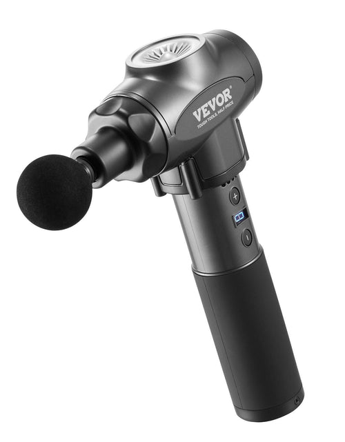 Load image into Gallery viewer, Massage Gun Deep Tissue with 9 Speed Levels &amp; 6 Massage Heads, 24V 2500mAh Batteries, Percussion Muscle Massager for Athletes, Handheld Electric Massage Gun for Pain Relief, Muscle Relaxation
