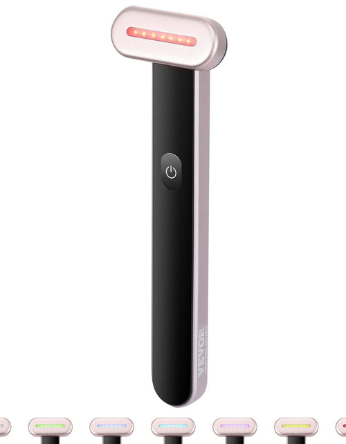 Load image into Gallery viewer, Red Light Therapy Wand for Face, 7-Color LED Facial Wand Red Light Therapy Device with Heatig Therapy| Microcurrent Vibrating Massage, Portable LED Beauty Wand for Face, Neck
