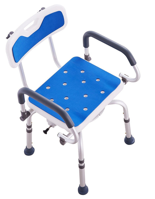 Load image into Gallery viewer, Shower Chair 360° Swivel Bathtub Shower Seat with Pivoting Arms 400LBS
