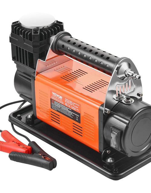 Load image into Gallery viewer, 12V Heavy Duty Portable Air Compressor Car Tire Inflator 7.06CFM 150PSI
