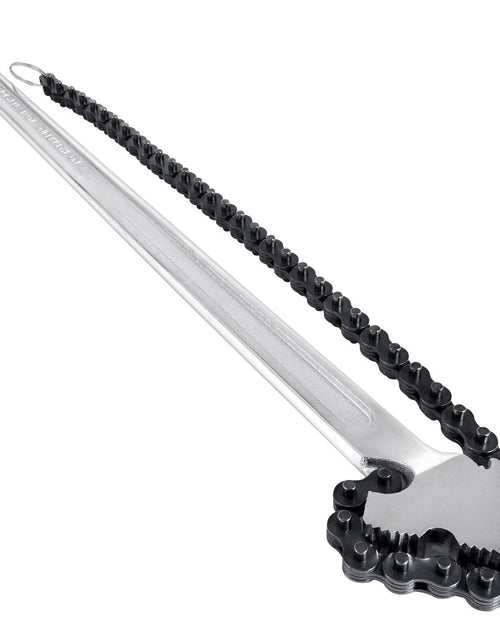 Load image into Gallery viewer, 24inch Chain Wrench Carbon Steel Chain Pipe Wrench Heavy Duty 6.7inch Diameter Capacity Chain Strap Filter Wrench
