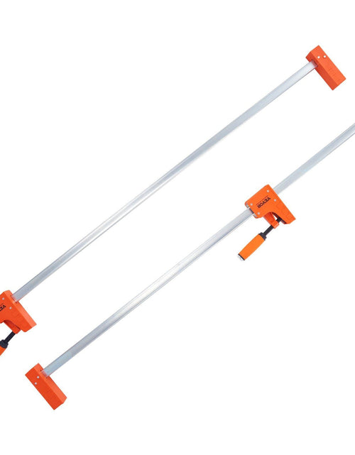 Load image into Gallery viewer, Bar Clamps for Woodworking, 2-Pack 50" Parallel Clamp Set, F Clamp with 1100 lbs Load Limit, Even Pressure, High-strength Plastic and Carbon Steel, Wood clamps for Woodworking Metal Working
