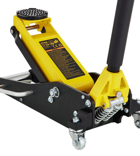 1.5 Ton Low Profile Aluminum Steel Racing Floor Jack Dual Pump Lift Car