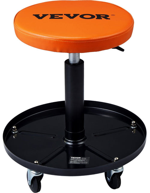 Load image into Gallery viewer, Adjustable Mechanics Rolling Creeper Seat Stool Tool Tray for Shop Garage
