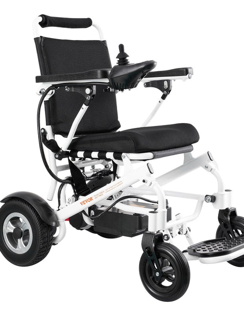 Load image into Gallery viewer, Electric Wheelchair for Adults Seniors, 300 lbs Weight Capacity, 17.7 in Width Lightweight Foldable Motorized Power Wheelchairs, UP to 12.5 Miles Range All Terrain Aluminum Alloy Chair
