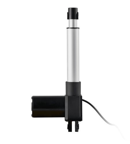 Linear Actuator 12V, 6 Inch Heavy Duty 1320lbs/6000N Linear Actuator, 0.19"/s Linear Motion Actuator with Mounting Bracket & IP44 Protection for Electric Door Industrial Machinery Vessels Cargo