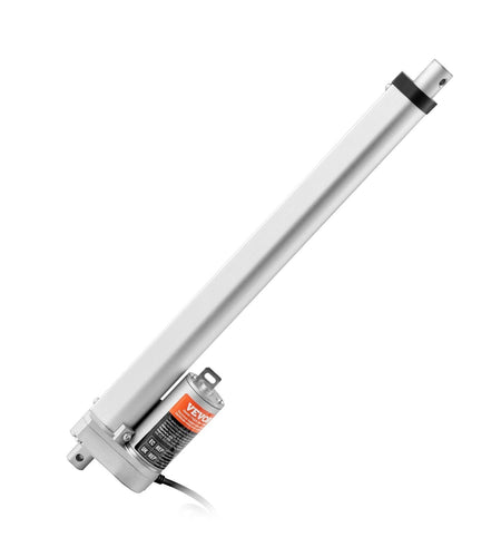 Linear Actuator 12V, 12 Inch High Load 330lbs/1500N Linear Actuator, 0.19"/s Linear Motion Actuator with Mounting Bracket and IP54 Protection