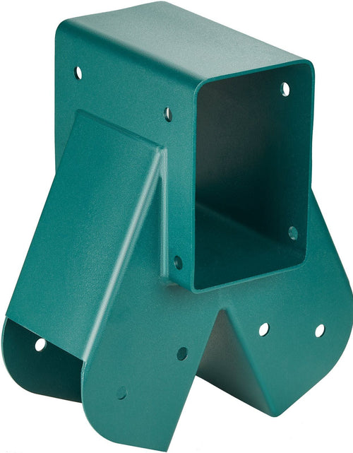 Load image into Gallery viewer, A-Frame Middle Swing Set Brackets, Heavy Duty Carbon Steel Swing Set Hardware with Mounting Hardware, DIY Swing Set Bracket Swing Set Kit for 4x4 Legs &amp; 4x6 Beam, Green
