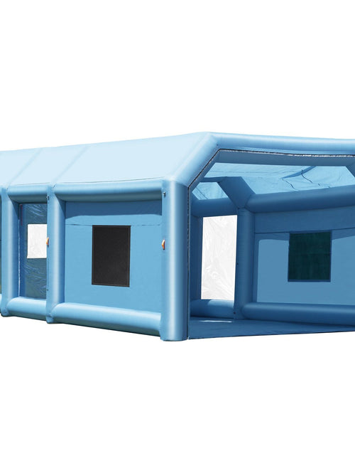 Load image into Gallery viewer, Inflatable Paint Booth, 32.8 x 21 x 14.8 ft Inflatable Spray Booth, with 1100W+750W Powerful Blowers and Air Filter System, Portable Car Paint Booth for Large Truck, Large Van, Large Machinery
