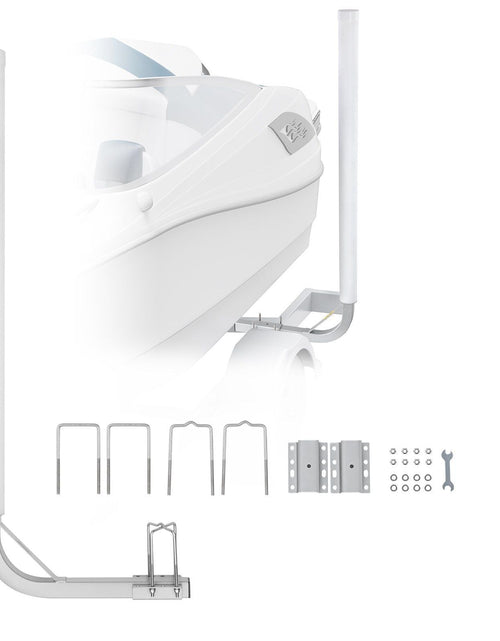 Load image into Gallery viewer, Marine Trailer Guide Set, 48'' Flexibly Adjustable Poles, Pair of Steel Supports with PVC Coating, Ideal for Ski, Fishing, and Sailboat Transport, 2024
