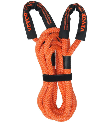 1" x 30' Kinetic Recovery Tow Rope 38,000 lbs, Heavy-Duty Off Road Snatch Strap, Extreme Duty 30% Elasticity Energy Snatch Strap for Jeep Car Truck ATV UTV SUV Tractor