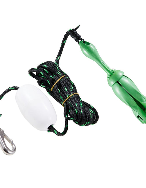 Load image into Gallery viewer, Kayak Anchor Kit, 3.5 lb Paddle Board Anchor Kit with 26.2 ft/8 m Rope and Buoy, Folding Small Boat Anchor with Storage Bag and Snap Hook, Kayak Accessories for Kayaks, Small Boats, Canoes
