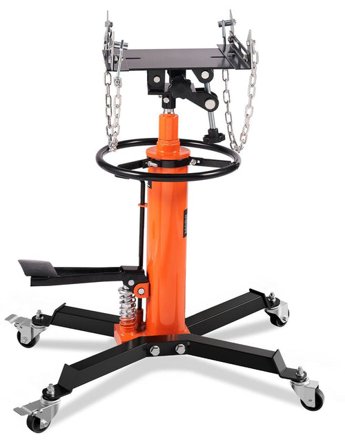 Load image into Gallery viewer, Hydraulic Transmission Jack 1322 lbs 360° Swivel Wheels For Car Lift
