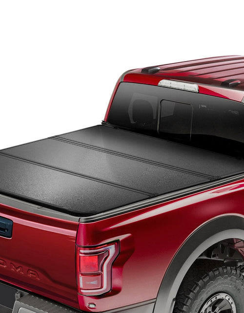 Load image into Gallery viewer, Tri-Fold Truck Bed Tonneau Cover, Compatible with 2016-2023 Toyota Tacoma, 5' (60.5") Bed, Only Fit 5.0' x 4.6' (60.5" x 55.0") Inside Bed, 400 lbs Load Capacity, LED Light, Quick Folding, Black
