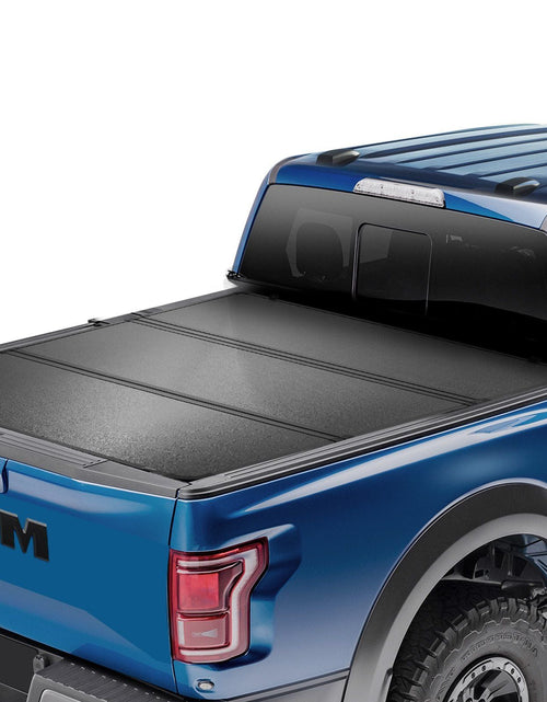 Load image into Gallery viewer, Tri-Fold Truck Bed Tonneau Cover, Compatible with 2009-2024 Ram 1500 (19-24 Classic/New Body), Fleetside 5.7' (67.4") Bed Without Rambox, Fit 5.7' x 5.5' Inside Bed, 400 lbs Load Capacity, Black
