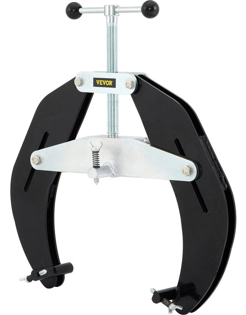 Load image into Gallery viewer, Pipe Clamp, 5 to 12 in, High Strength Ultra Clamp with Quick Acting Screws, Steel Pipe Alignment Tool with Lightweight Design, Black
