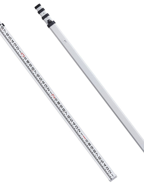 Load image into Gallery viewer, Measuring Rod 14-Feet/8ths 4 Sections Telescopic Grade Rod 1/8in w/ Bag
