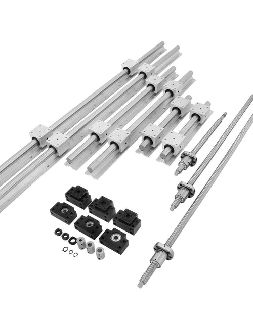 Load image into Gallery viewer, Linear Rail, Ballscrew x 3, RM1605-350mm 650mm 1050mm x 2 Linear Rail Support, 12 CNC Kit Linear Shaft Optical Axis

