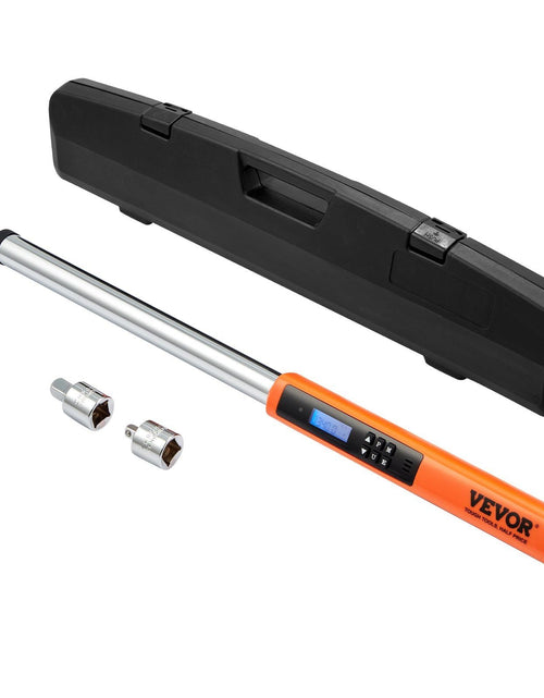 Load image into Gallery viewer, Digital Torque Wrench, 1/2" Drive Electronic Torque Wrench, Torque Wrench Kit 25-250ft.lb/34-340n.m Torque Range Accurate to ±2%, 3-Mode Adjustable Torque Wrench Set with LED Buzzer Calibration
