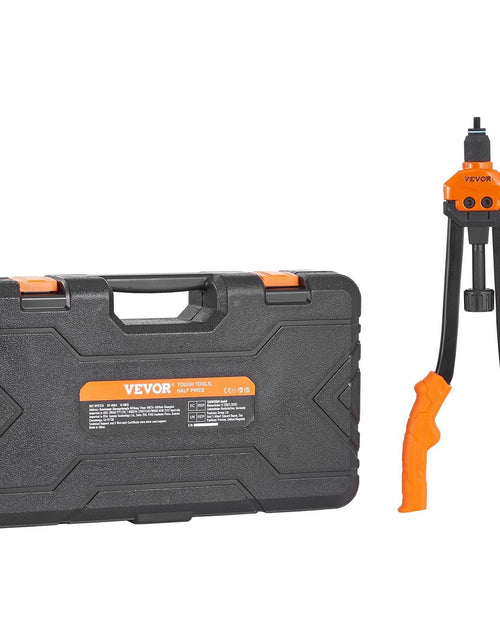 Load image into Gallery viewer, 16" Rivet Nut Tool, Labor-Saving Rivnut Tool Kit with 13PCS Metric &amp; SAE Mandrels, 186PCS Rivet Nuts,M3, M4, M5, M6, M8, M10, M12, 1/4-20, 5/16-18, 3/8-16,1/2-13, 8-32, 10-24 With Carrying Case

