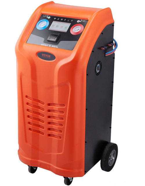 Load image into Gallery viewer, Fully Automatic Refrigerant Recovery Machine - Dual Cylinder AC Recovery Machine Kit Built in Compressor/Electronic Scale/Filter/Recovery Tank, Recovery Machine HVAC Only for R134A+R1234YF
